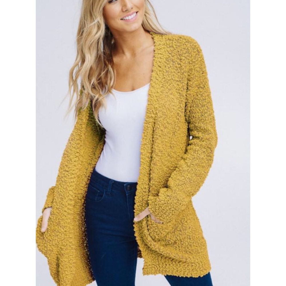 Racheal Cozy Popcorn Cardigan🍁🍂